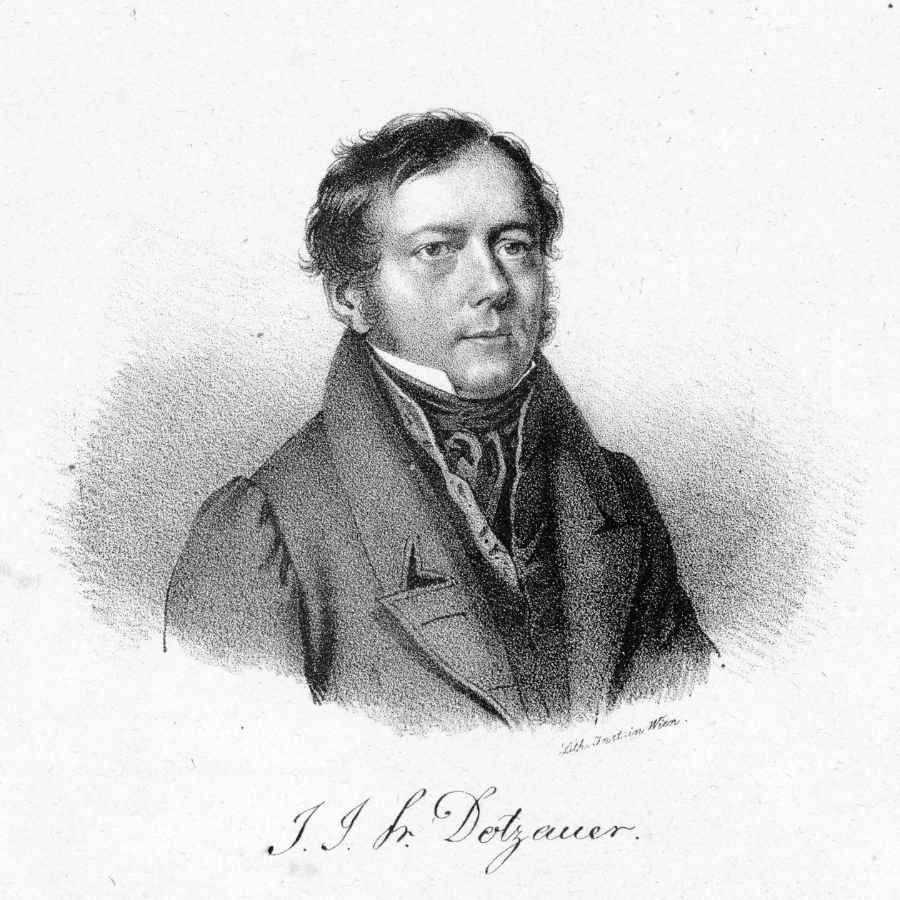 Friedrich Dotzauer av Josef Kriehuber