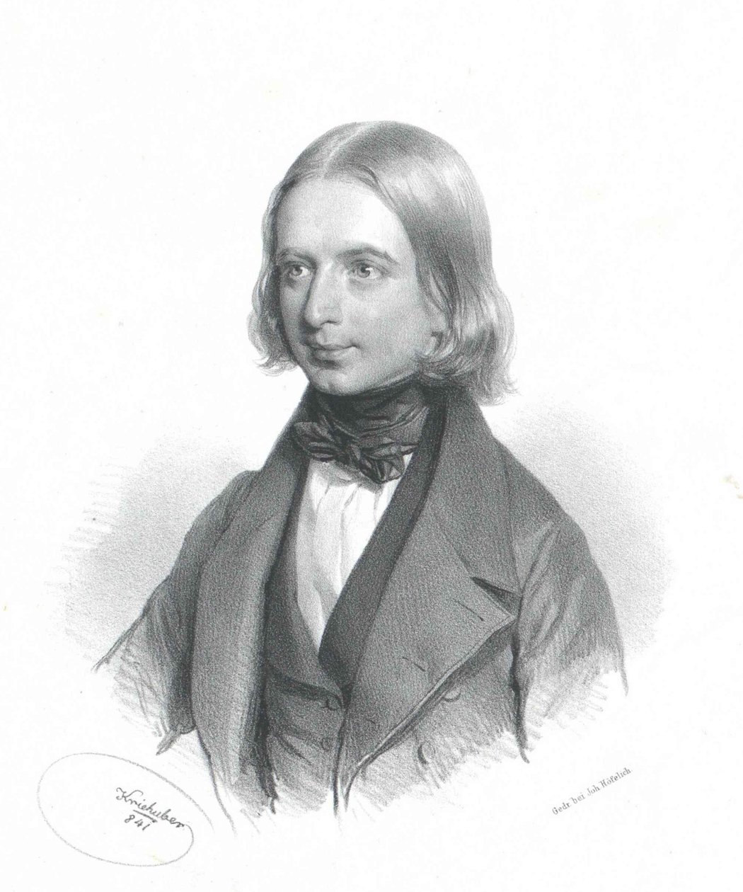 Giulio Regondi av Josef Kriehuber