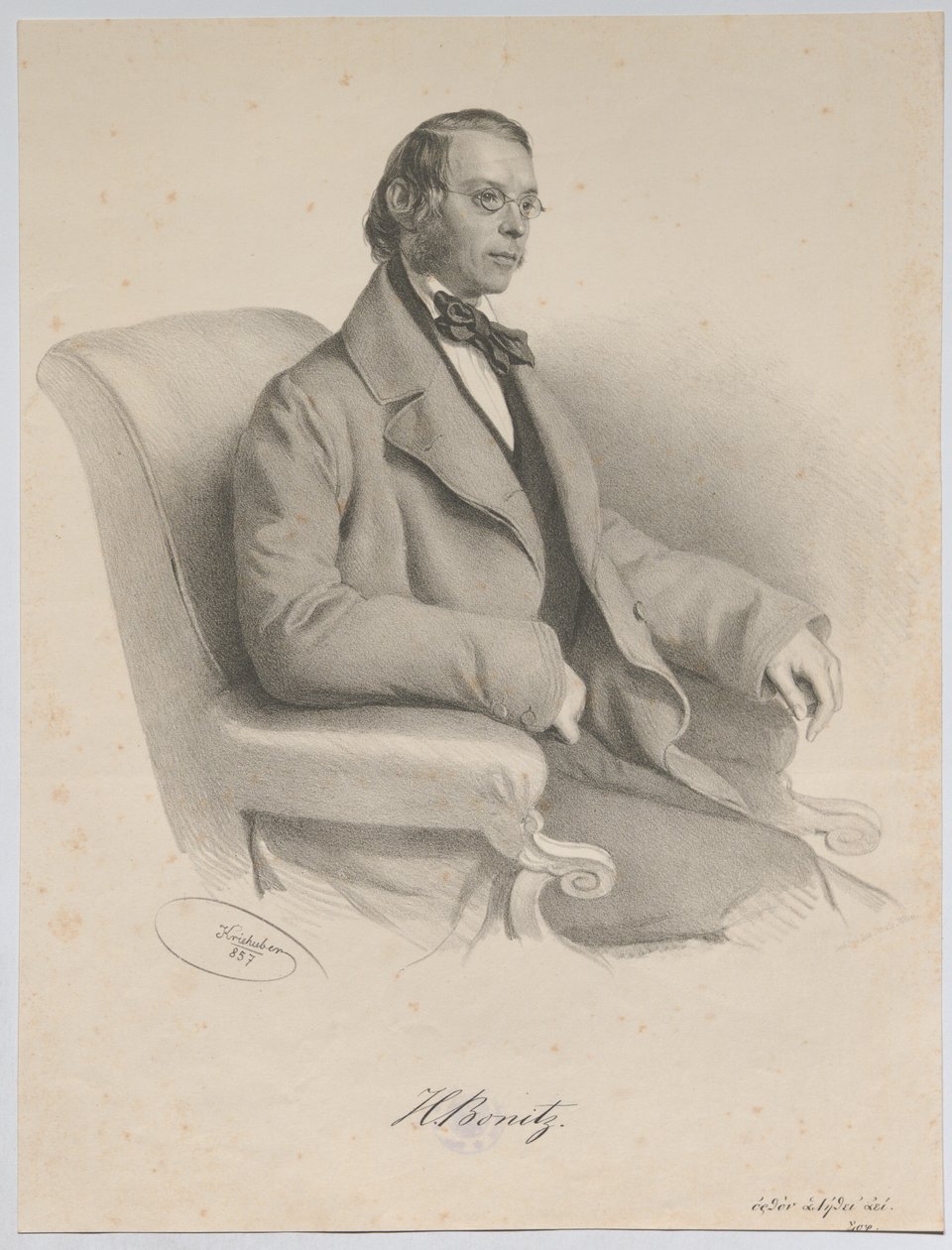 H. Bonitz av Josef Kriehuber