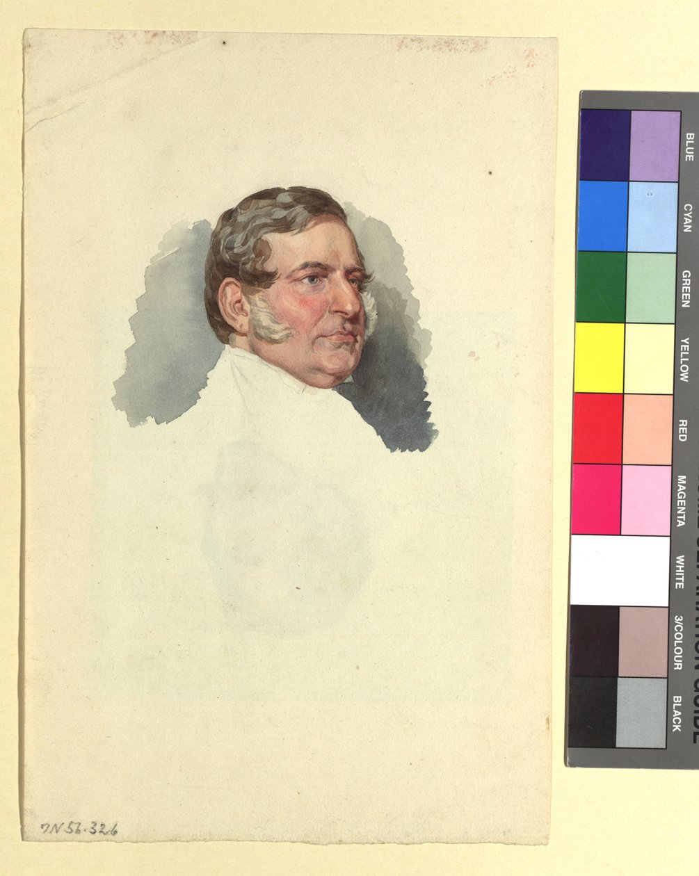 Hermengild Francesconi, förste direktör för Kejsar Ferdinands nordbana. Baksida: Franz greve von Schlick, kavallerigeneral av Josef Kriehuber