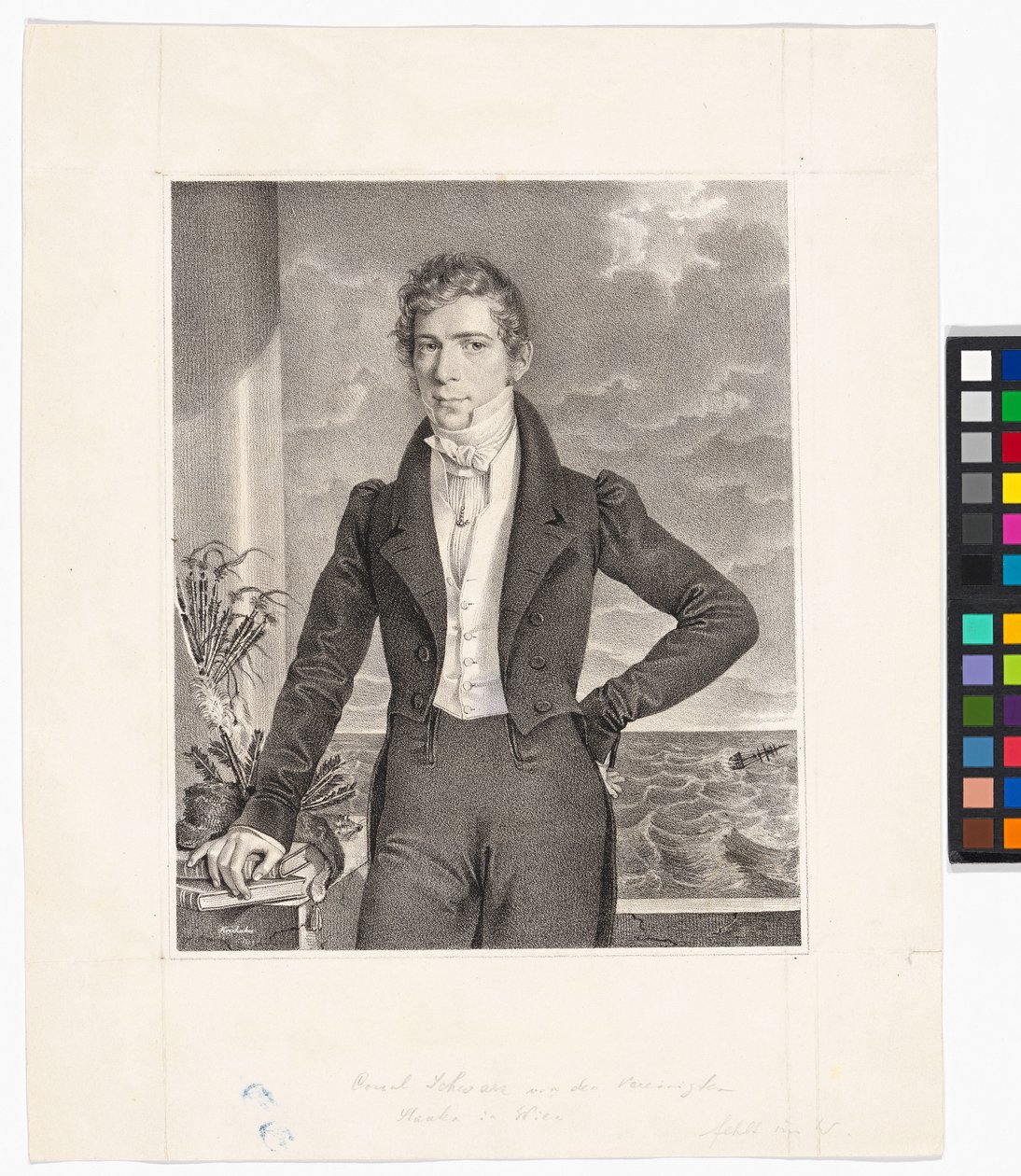 Johann Georg Schwarz (1800–1867, tobakshandlare) av Josef Kriehuber