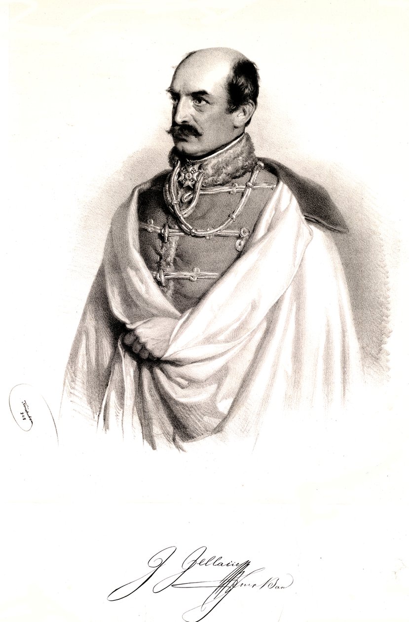 Josef Jellacic 1848 av Josef Kriehuber