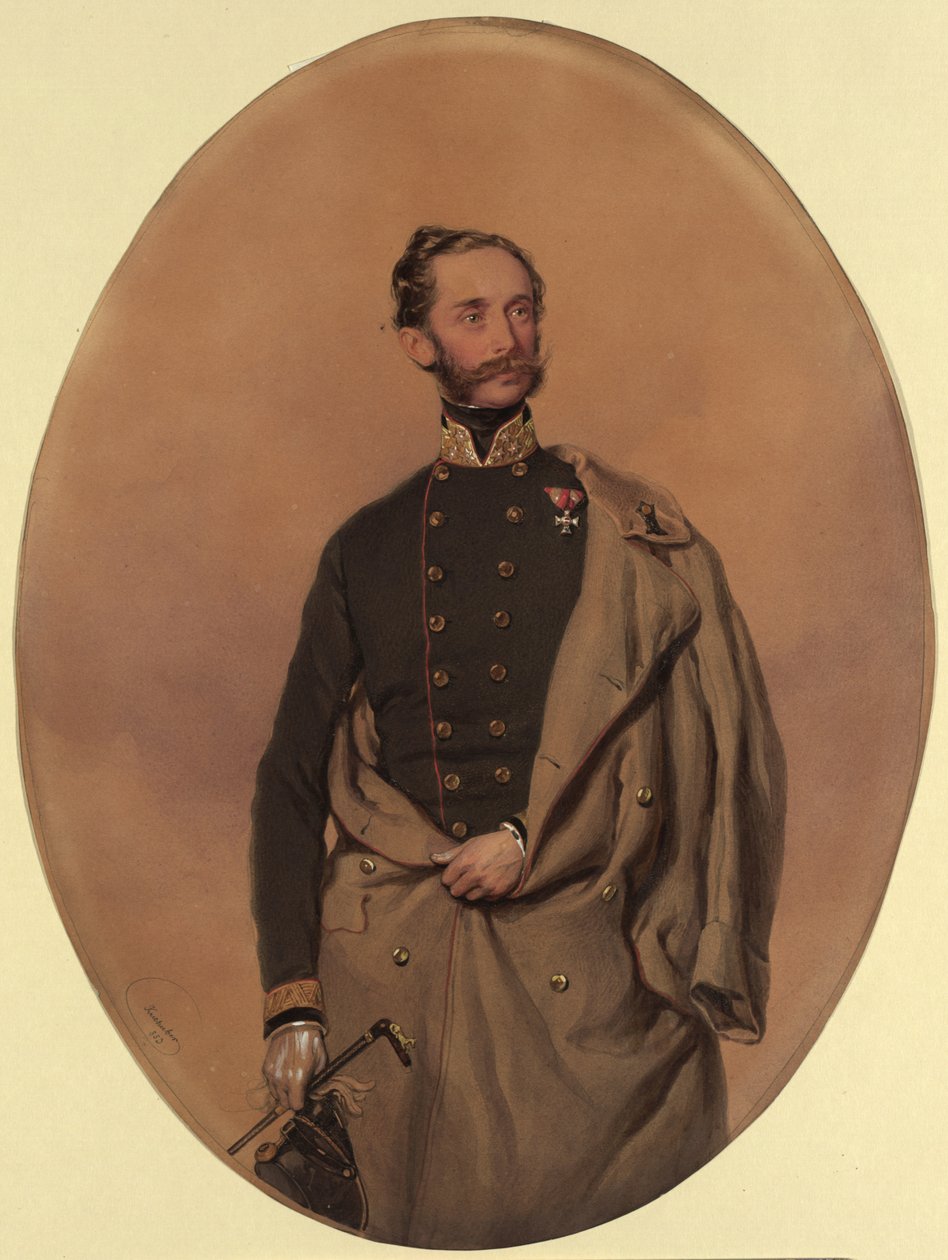 Ludwig, baron von Gablenz (1814–1874) av Josef Kriehuber