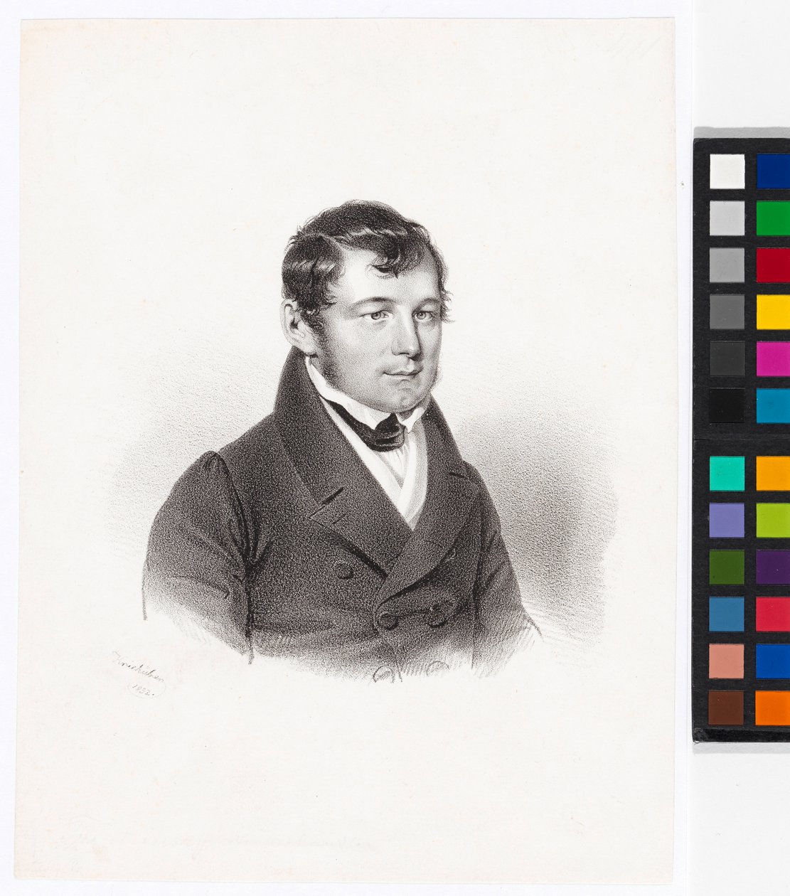 Matthias Trentsensky, litograf av Josef Kriehuber