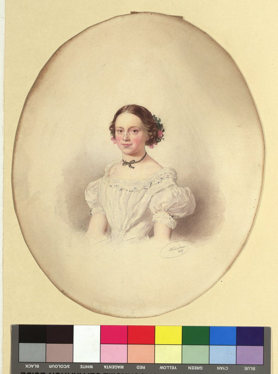 Wilhelmine Uhl, född Waisnix av Josef Kriehuber
