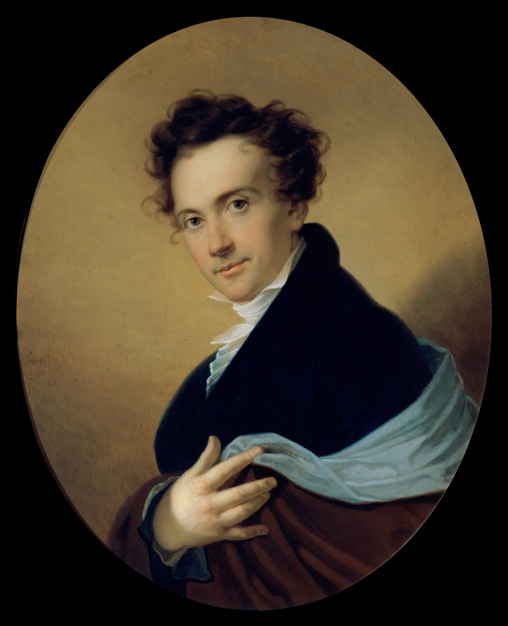 Självporträtt av Josef Lambert Denk