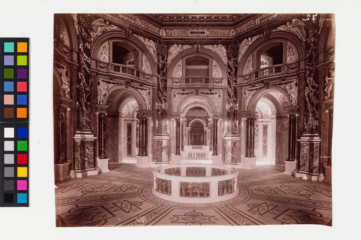 1., Maria-Theresien-Platz – Kunsthistorisches Museum – Interiör – Kupolhallen på första våningen av Josef Löwy