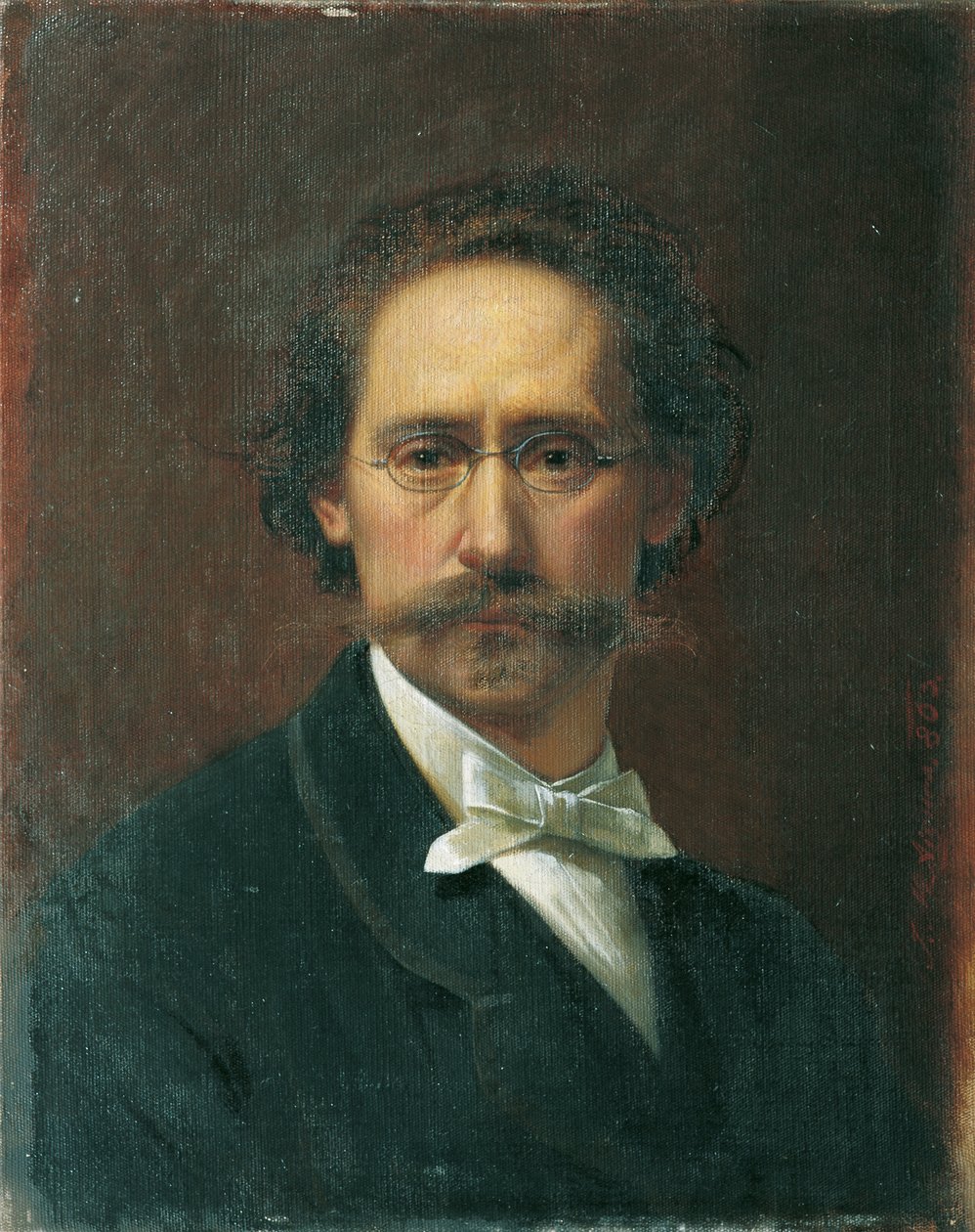 självporträtt av Josef Matthäus Aigner