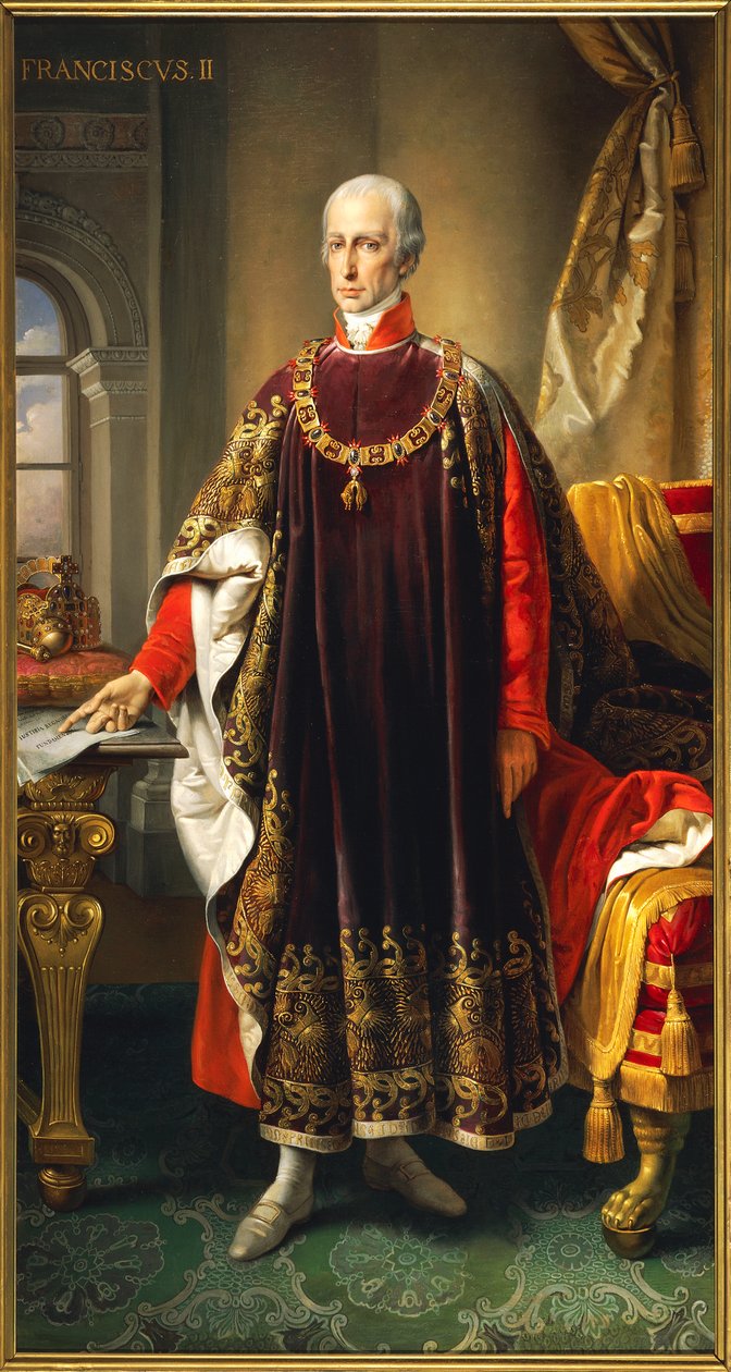 Porträtt av Francis Joseph Charles av Hapsburg-Lorraine (Florens av Josef and Mayrhofer Friedrich Kiss