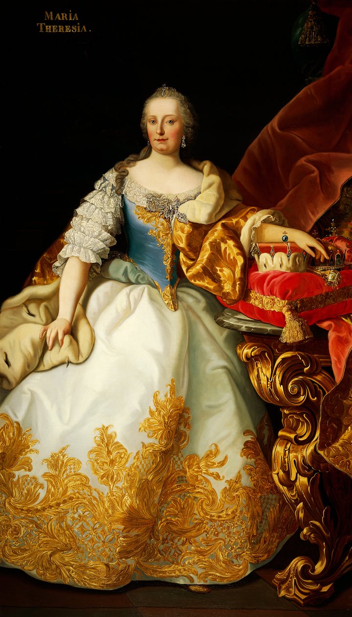 Porträtt av Maria Theresia av Österrike (Wien av Josef and Mayrhofer Friedrich Kiss