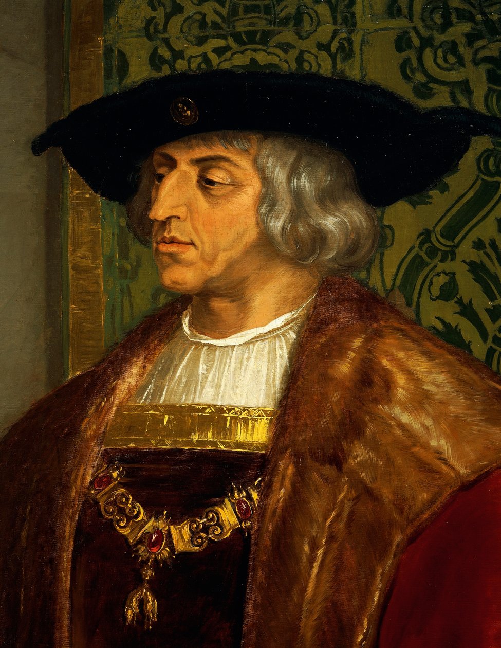 Porträtt av Maximilian I av Österrike (Wiener Neustadt av Josef and Mayrhofer Friedrich Kiss