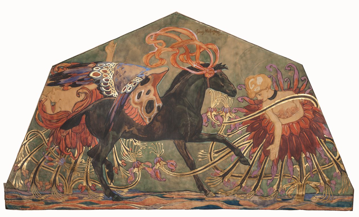 Pegasus och muserna av Josef Mehoffer