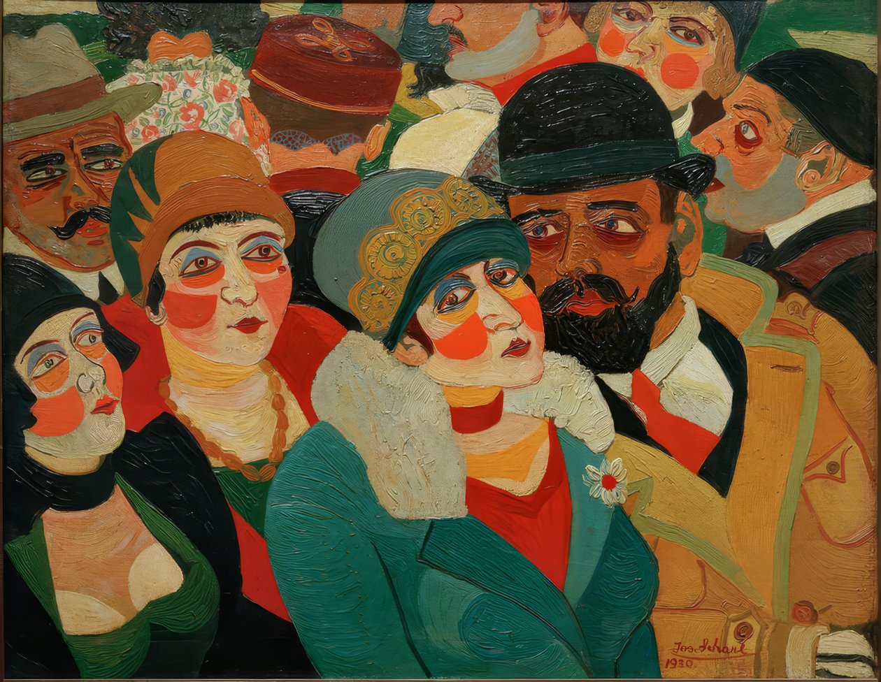 Gatuscen från Paris av Josef Scharl
