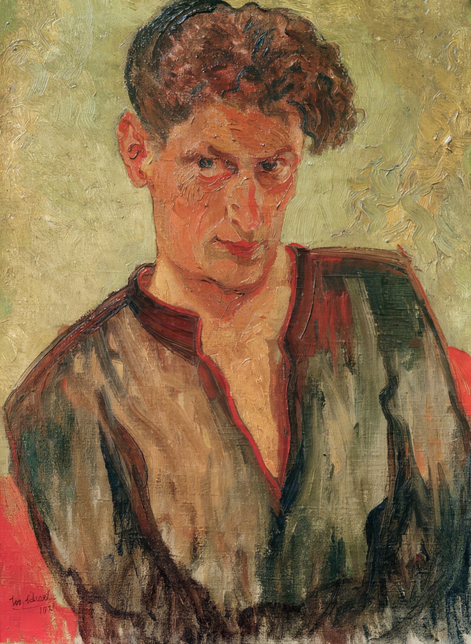Självporträtt av Josef Scharl