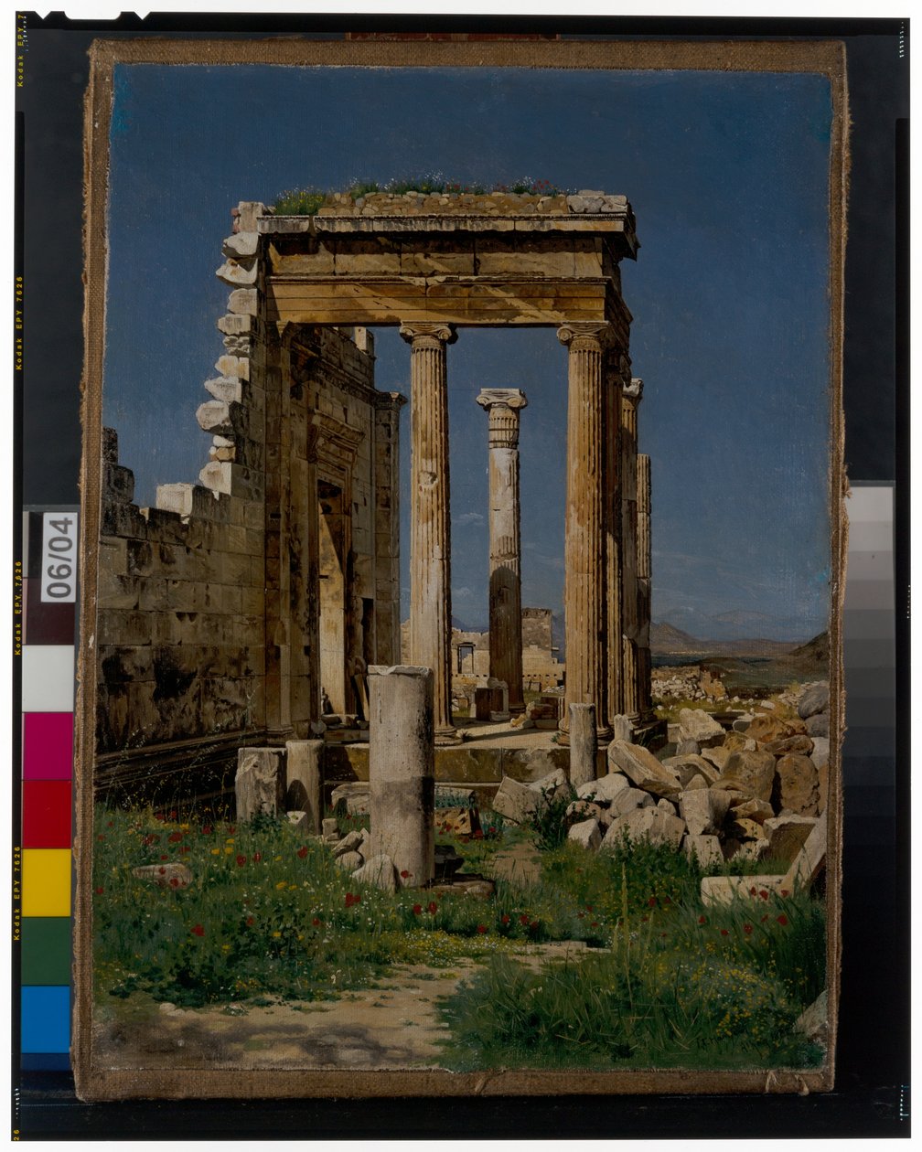 Forum Romanum (olja på duk) av Josef Theodor Hansen