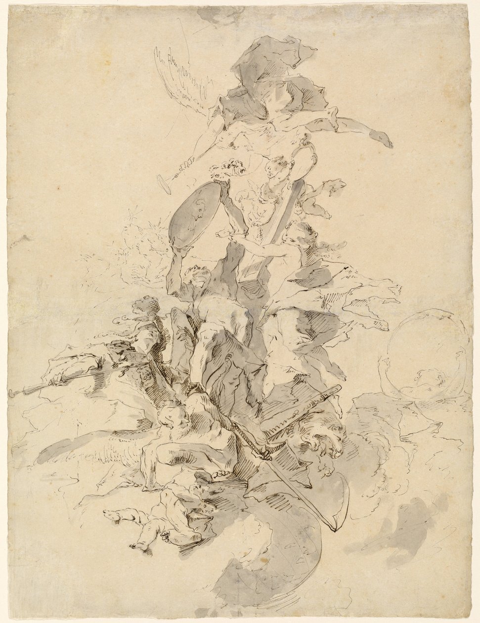 Förhärligandet av en prelat av Josef Winterhalder the Younger