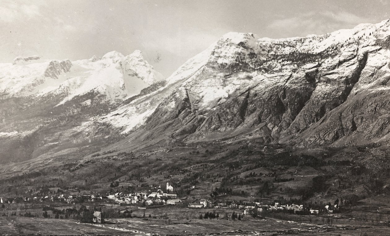 Album "Mitt världskrig - minnen av sydvästra fronten i Kärnten, Italien, Trentino-Alto Adige) 31/03/1915-12/11/1918 - Josef Zohles Wien ": Mount Rombon (s/v foto) av Josef Zohles