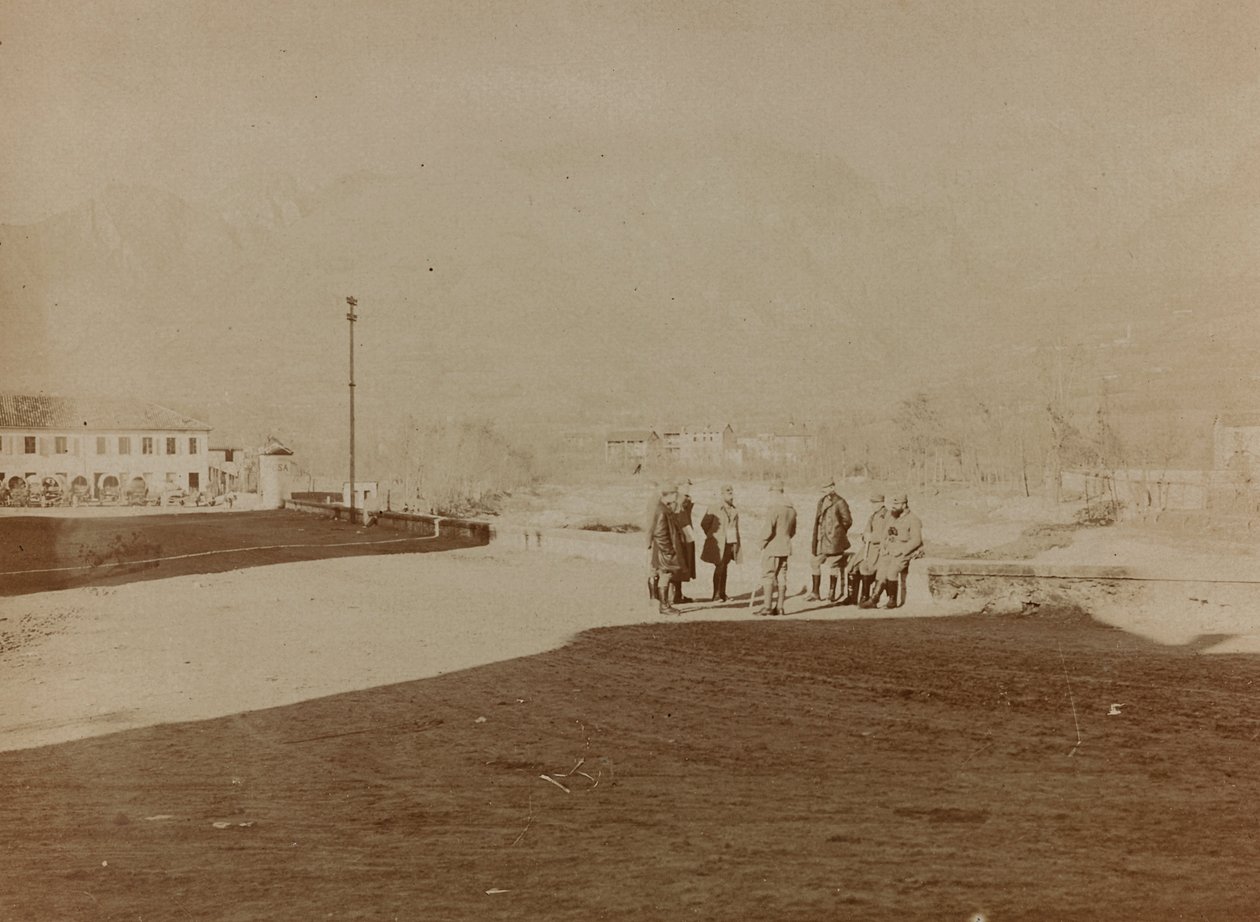 Album "Mitt världskrig - minnen av sydvästra fronten i Kärnten, Italien, Trentino-Alto Adige) 31/03/1915-12/11/ 1918 - Josef Zohles Wien ": Santa Giustina (s/v foto) av Josef Zohles