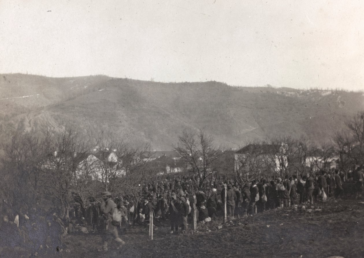 Album "Mitt världskrig - minnen av sydvästra fronten i Kärnten, Italien, Trentino-Alto Adige) 31/03/1915-12/11/1918 - Josef Zohles Wien ": fångar (s/v foto) av Josef Zohles