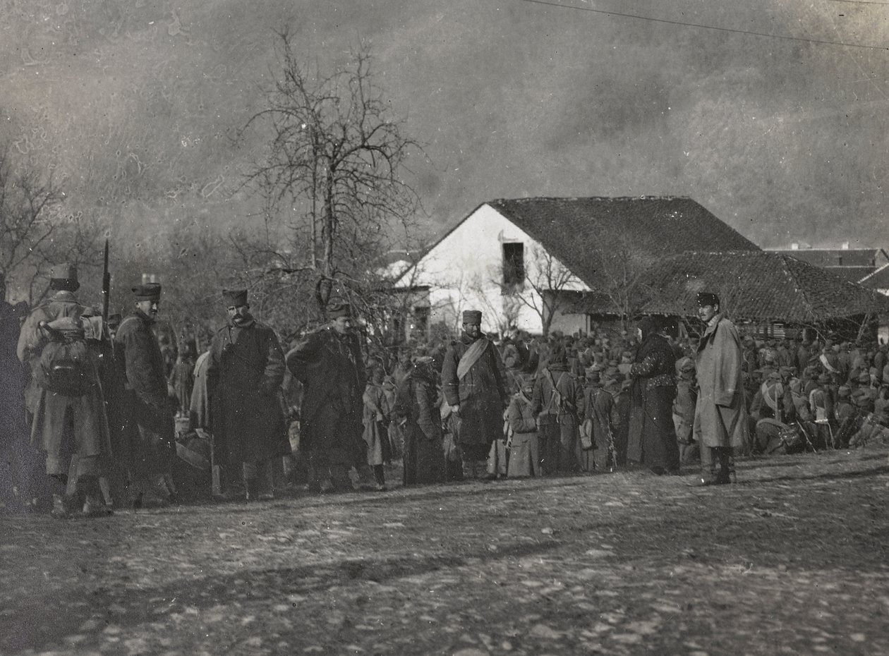 Album "Mitt världskrig - minnen av sydvästra fronten i Kärnten, Italien, Trentino-Alto Adige) 31/03/1915-12/11/1918 - Josef Zohles Wien ": fångar (s/v foto) av Josef Zohles