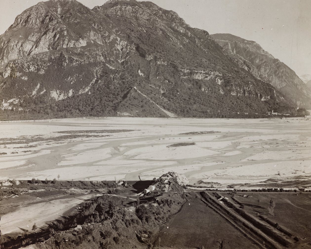 Album "Mitt världskrig - minnen av sydvästra fronten i Kärnten, Italien, Trentino-Alto Adige) 31/03/1915-12/11/ 1918 - Josef Zohles Wien ": Tagliamento (s/v foto) av Josef Zohles