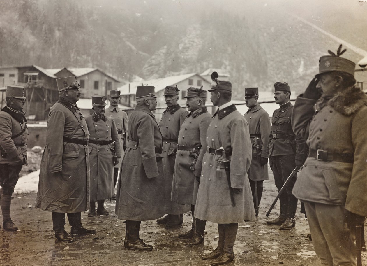 Album "Mitt världskrig - minnen av sydvästra fronten i Kärnten, Italien, Trentino-Alto Adige) 31/03/1915-12/11/1918 - Josef Zohles Wien ": ärkehertigen Fredrik av av Josef Zohles