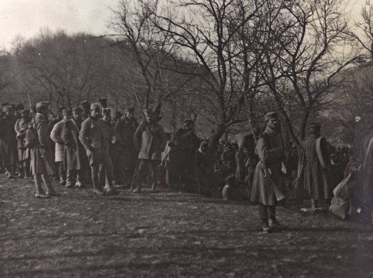 Album "Mitt världskrig - minnen från sydvästra fronten i Kärnten, Italien, Trentino-Alto Adige) 31/03/1915-12/11/1918 - Josef Zohles Wien ": fångar (s/v foto) av Josef Zohles