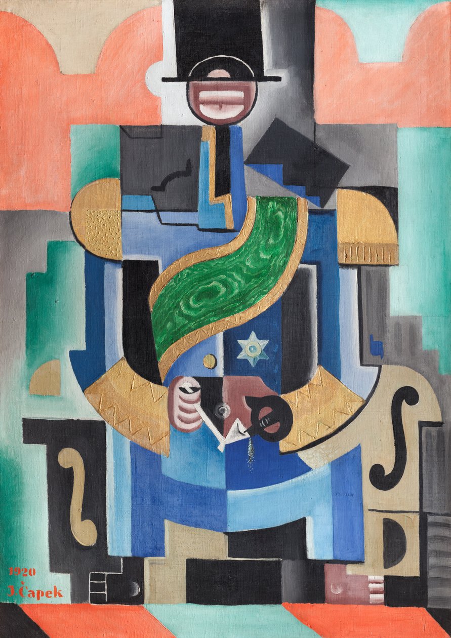 Afrikansk kung, 1920 av Josef Čapek