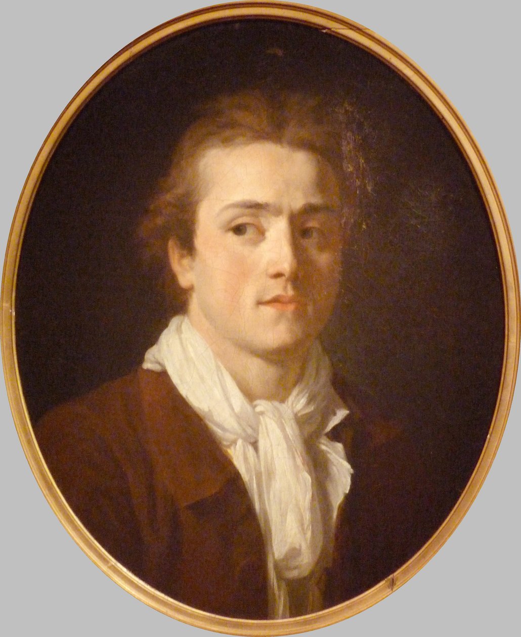 Portrait de Paul-Guillaume Lemoine, dit le Romain av Joseph Benoît Suvée