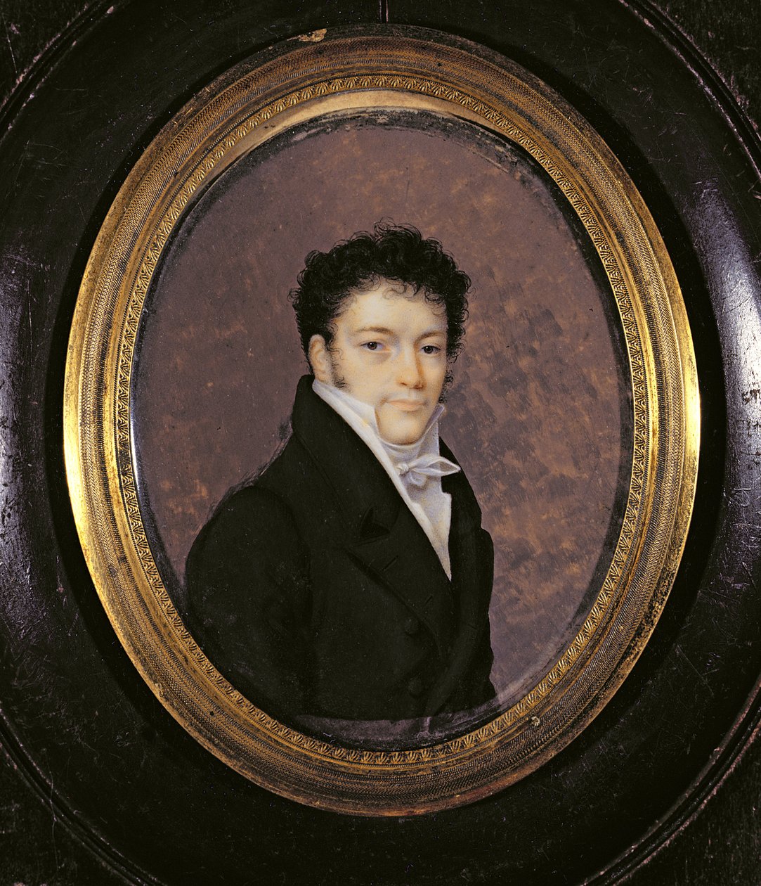 Porträttminiat av en gentleman, 1811 av Joseph Bordes