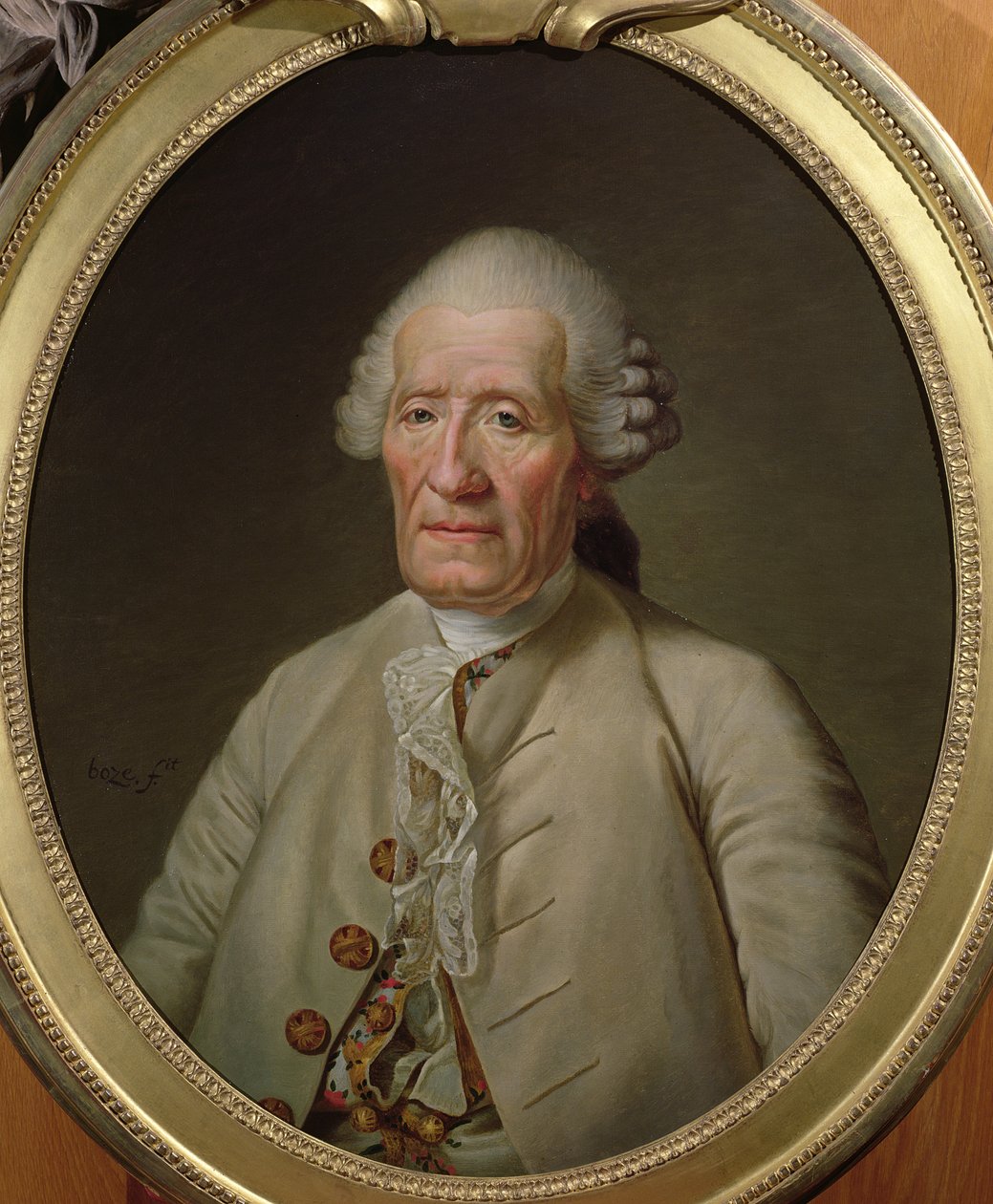 Jacques de Vaucanson (1709-82) 1784 av Joseph Boze