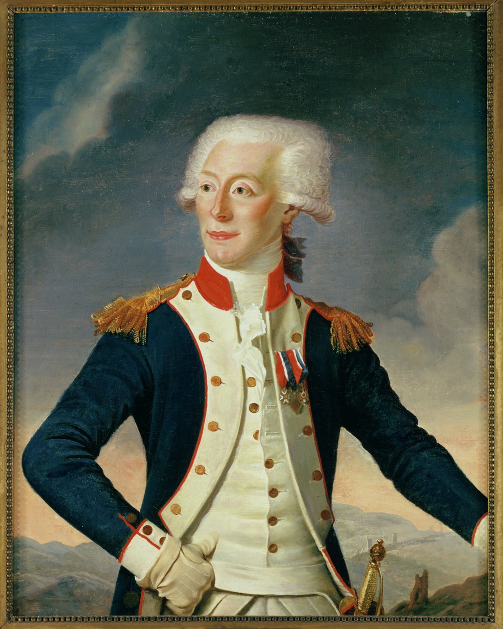 Markis Marie-Joseph-Paul-Yves-Roch-Gilbert du Motier de Lafayette, 1790 av Joseph Boze