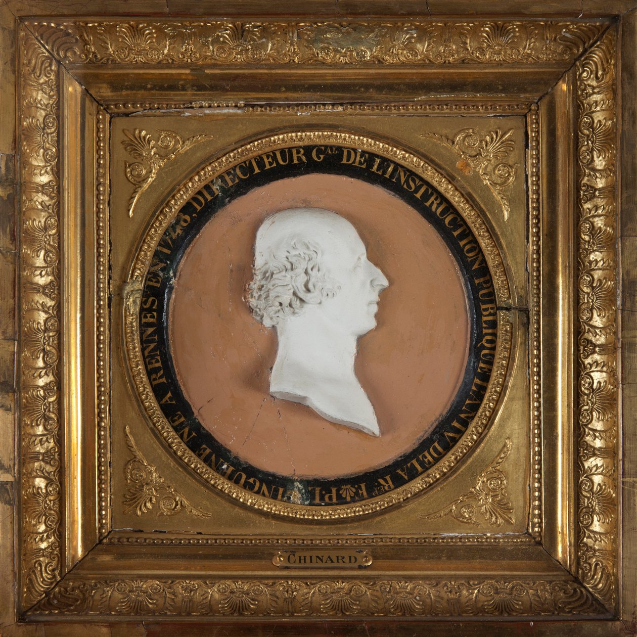 Pierre-Louis Ginguené, 1796 (målad terrakotta) av Joseph Chinard