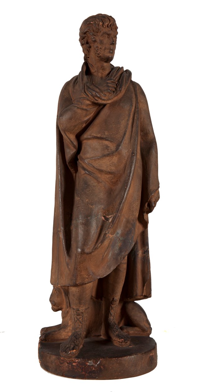 Självporträtt, för dekoration av hans grav på kyrkogården i Loyasse, Lyon, ca 1810 (terrakotta) av Joseph Chinard