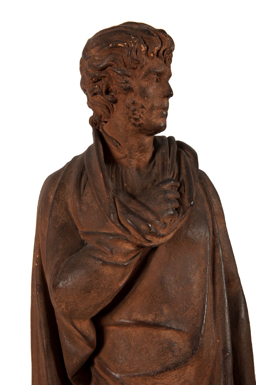 Självporträtt, för dekoration av hans grav på kyrkogården i Loyasse, Lyon, ca 1810 (terrakotta) av Joseph Chinard