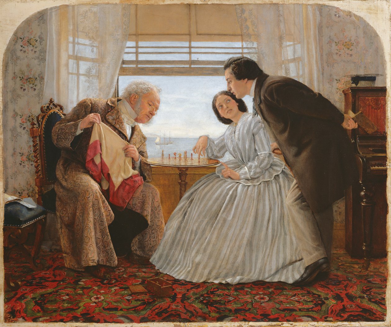 Schackspelarna, 1860 av Joseph Clark