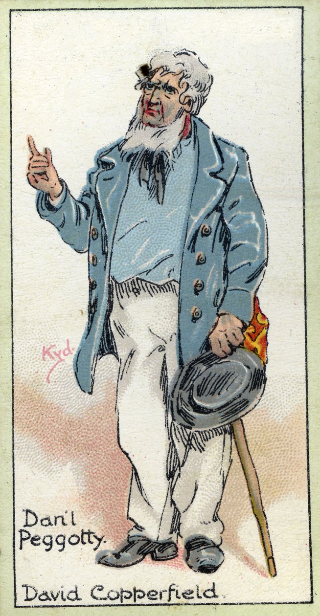 Daniel Peggotty, från "David Copperfield" av Charles Dickens, 1923 av Joseph Clayton Clarke