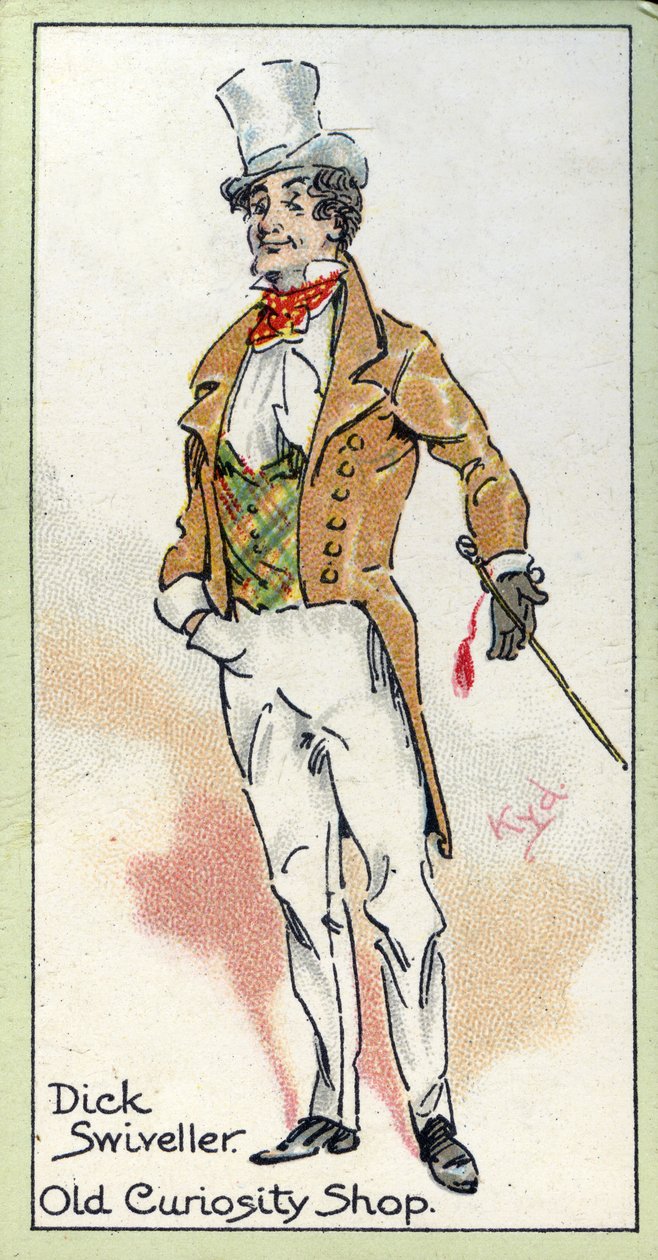 Dick Swiveler, från "The Old Curiosity Shop", av Charles Dickens, 1923 av Joseph Clayton Clarke