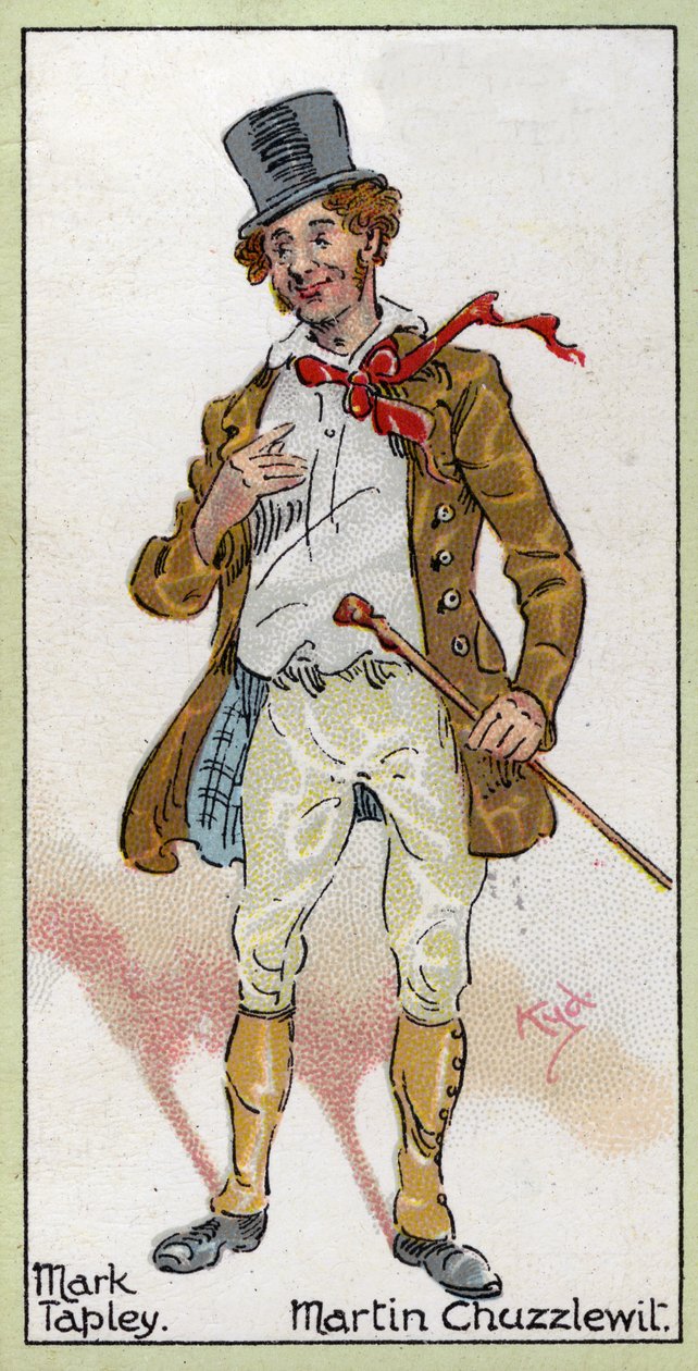 Mark Tapley, från "Martin Chuzzlewit", av Charles Dickens, 1923 av Joseph Clayton Clarke