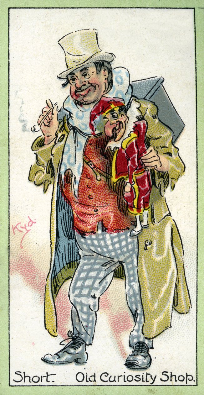 Kort, från "The Old Curiosity Shop", av Charles Dickens, 1923 av Joseph Clayton Clarke
