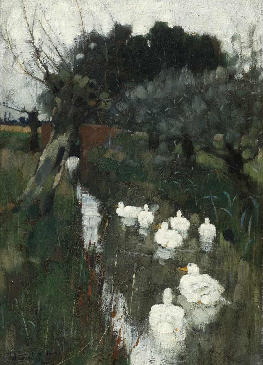 A Lincolnshire Stream, 1882 av Joseph Crawhall