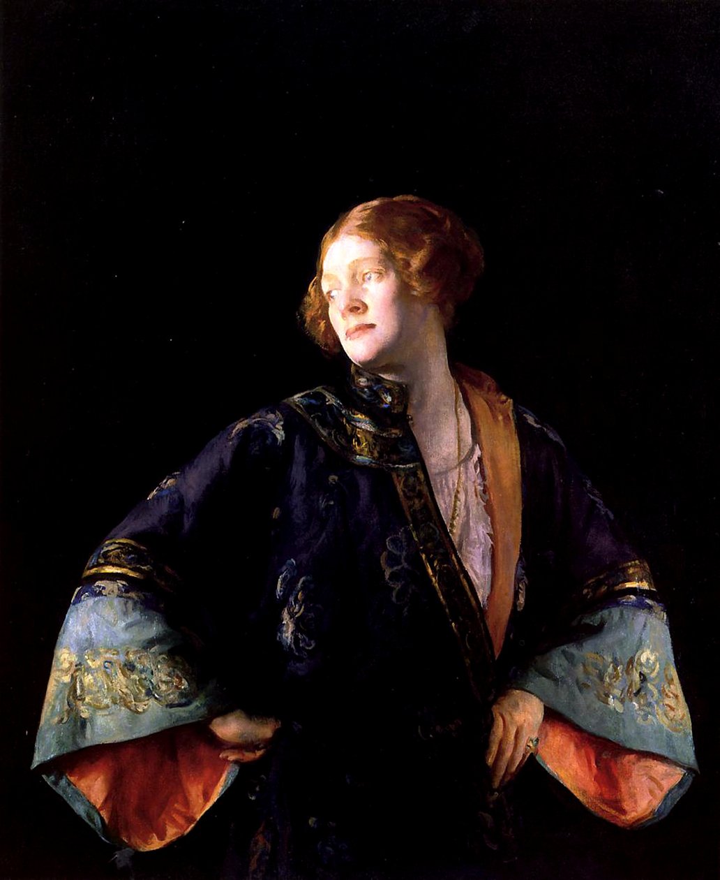 Den blå Kimononon, 1922 av Joseph DeCamp