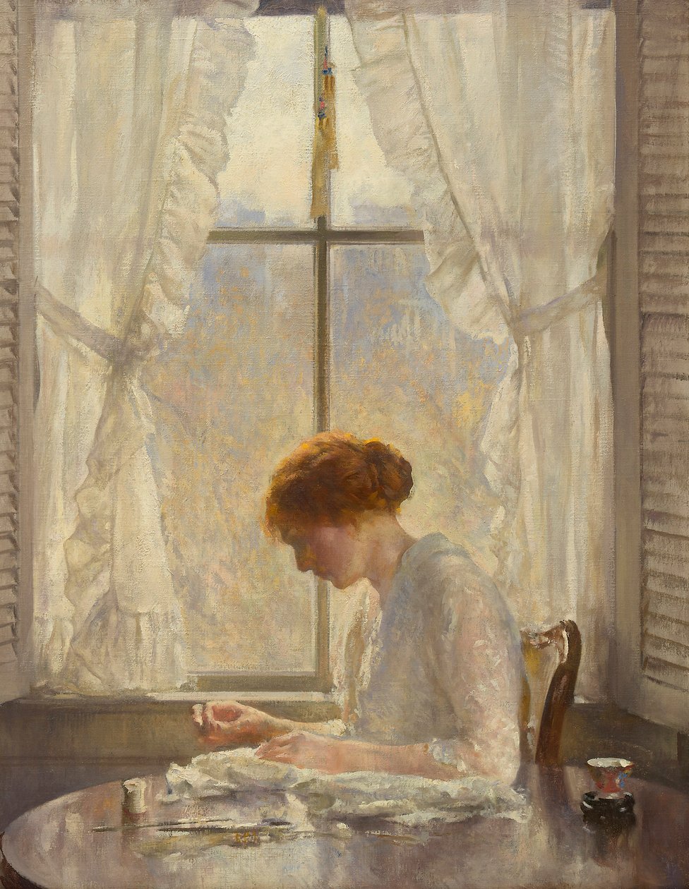 Sömmerskan, 1916 av Joseph DeCamp