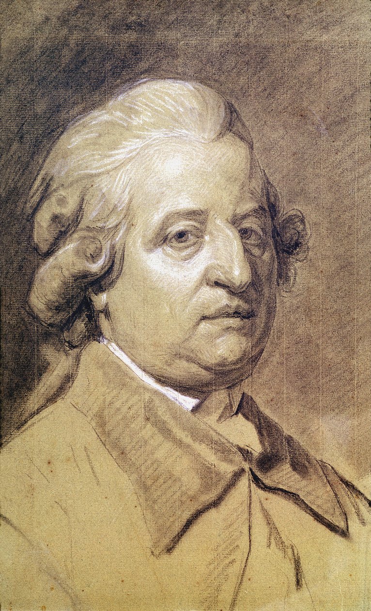 Porträtt av Ludvig XVI (1754-93), Frankrikes kung, vid templet (krita och kol på papper) av Joseph Ducreux