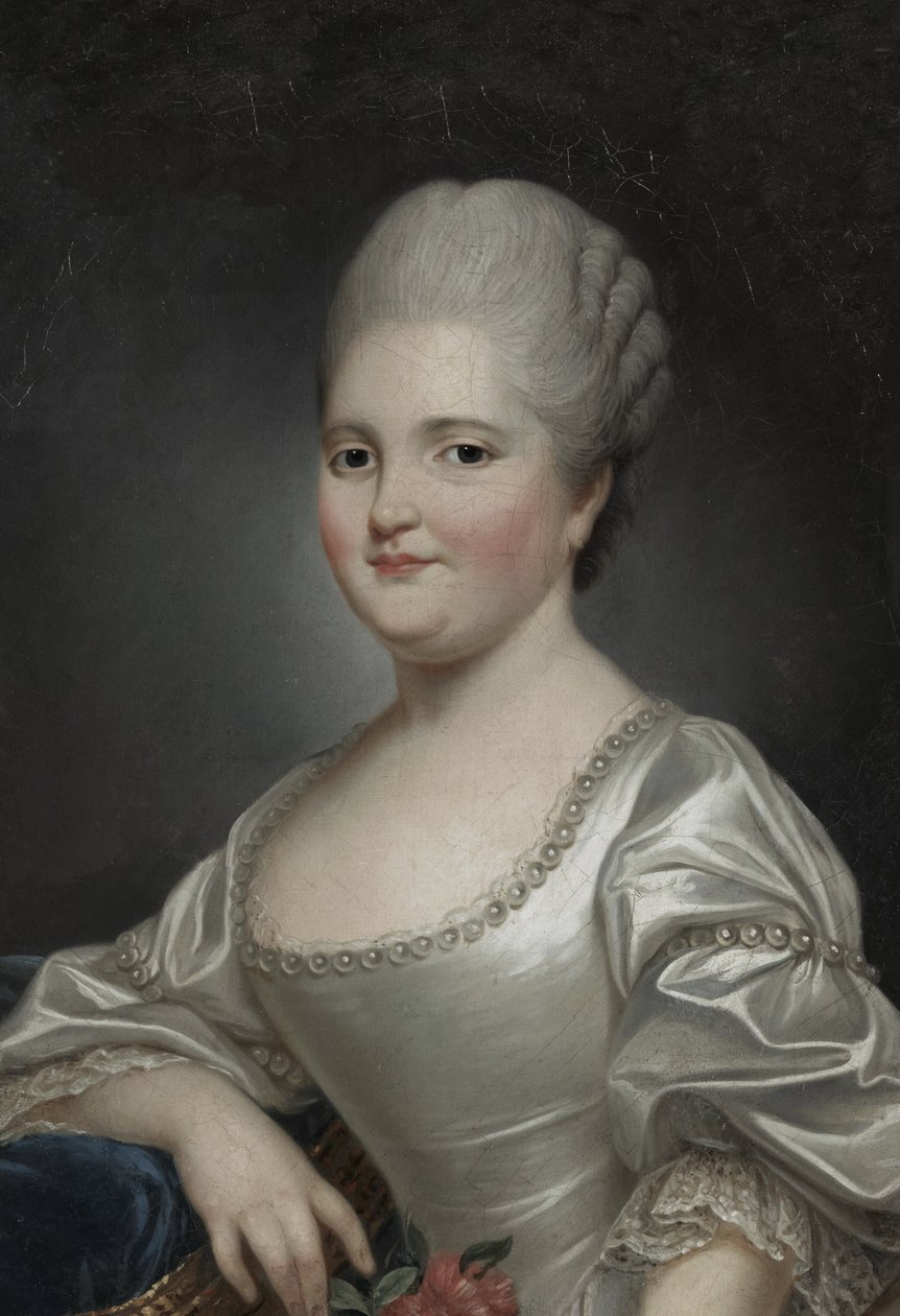 Porträtt av Marie Clotilde av Frankrike (1759-1802), känd som Madame Clotilde, blivande drottning av Sardinien av Joseph Ducreux