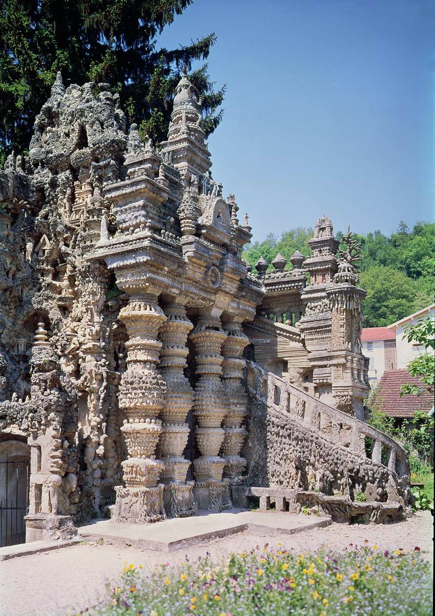 Le Palais Ideal, byggt 1879-1912 av Joseph Ferdinand Cheval