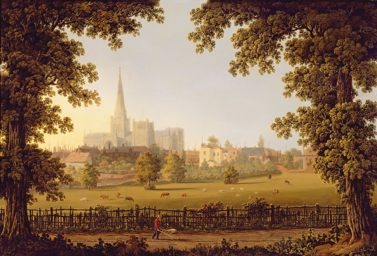 Chichester Cathedral, 1833 av Joseph Francis Gilbert