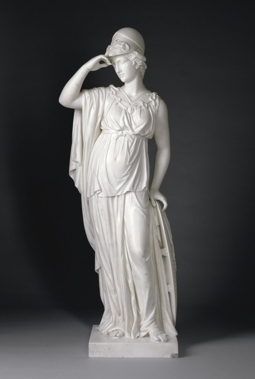 Minerva, 1775 (marble) av Joseph Francis Nollekens