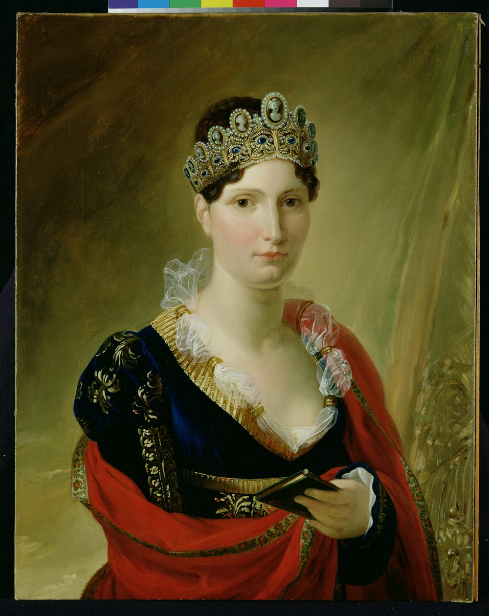 Porträtt av Elisa Baciocchi (1777-1820) c.1812 av Joseph Franque