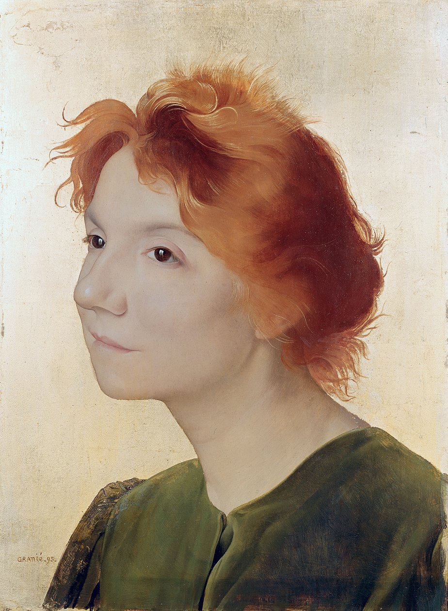 Yvette Guilbert (1867-1944) 1895 av Joseph Granie